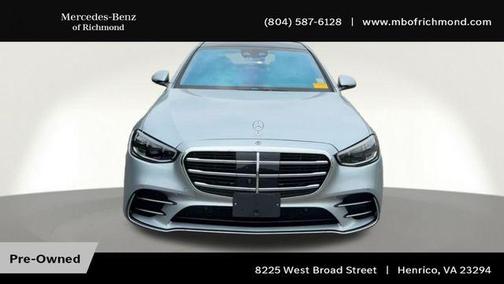 Cirrus Silver Metallic 2022 Mercedes-Benz S-Class 4MATIC