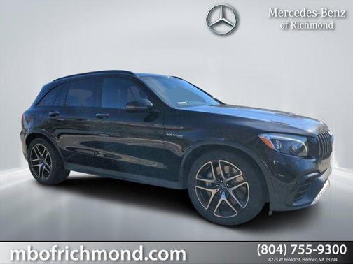Black 2019 Mercedes-Benz AMG GLC 63 4MATIC SUV