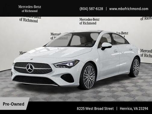 Polar White 2026 Mercedes-Benz CLA 250 4MATIC