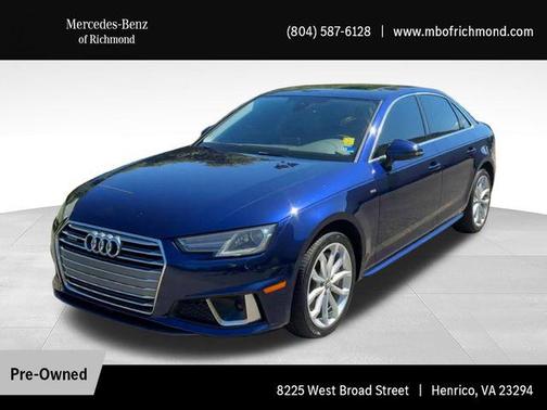 Navarra Blue Metallic 2019 Audi A4 2.0T Premium