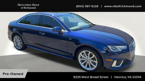 Navarra Blue Metallic 2019 Audi A4 2.0T Premium