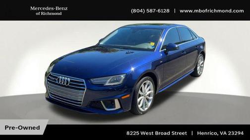 Navarra Blue Metallic 2019 Audi A4 2.0T Premium