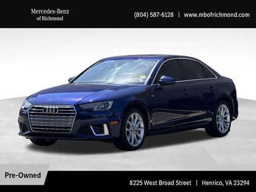 Navarra Blue Metallic 2019 Audi A4 2.0T Premium