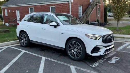 Polar White 2025 Mercedes-Benz AMG GLC 63 S E Performance 4MATIC
