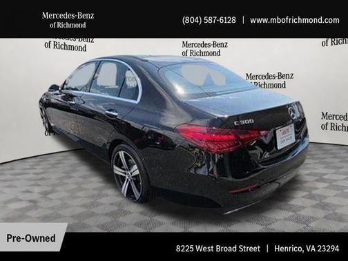 Black 2025 Mercedes-Benz C-Class C 300 4MATIC