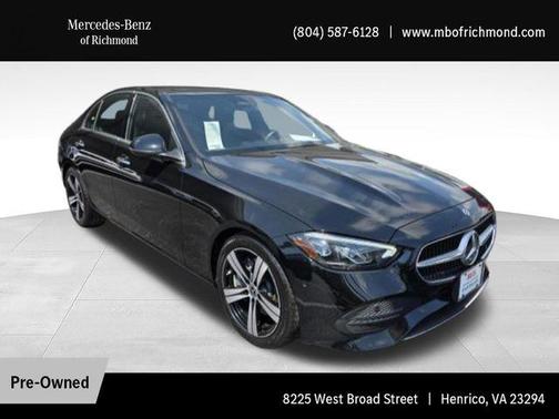 Black 2025 Mercedes-Benz C-Class C 300 4MATIC
