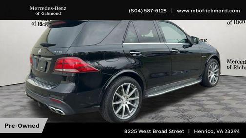Black 2017 Mercedes-Benz AMG GLE 63 S 4MATIC+