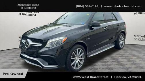 Black 2017 Mercedes-Benz AMG GLE 63 S 4MATIC+