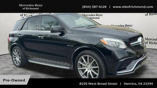 Black 2017 Mercedes-Benz AMG GLE 63 S 4MATIC+