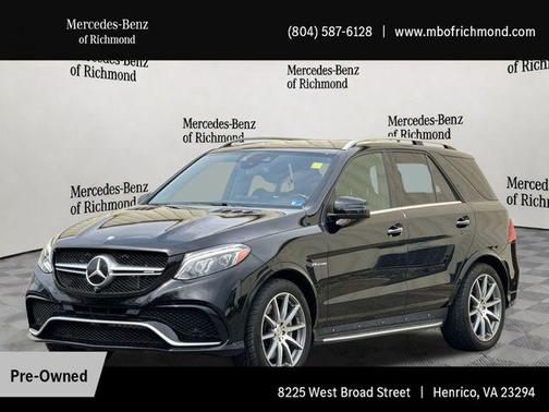 Black 2017 Mercedes-Benz AMG GLE 63 S 4MATIC+