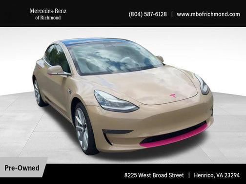 Solid Black 2020 Tesla Model 3 Long Range
