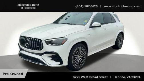 Polar White 2026 Mercedes-Benz AMG GLE 53 4MATIC+