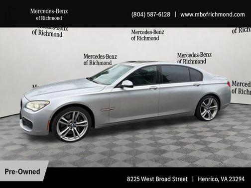 Glacier Silver Metallic 2014 BMW 750 Li