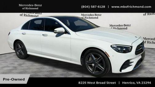 Polar White 2023 Mercedes-Benz E-Class 4MATIC