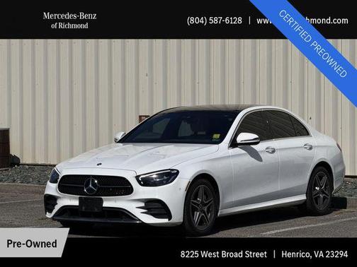 Polar White 2023 Mercedes-Benz E-Class 4MATIC