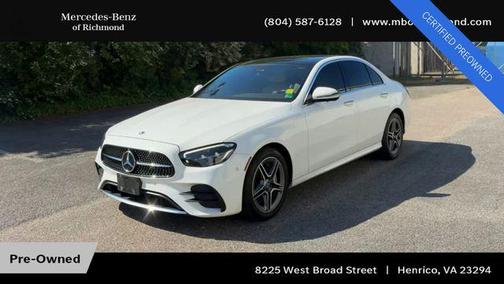 Polar White 2023 Mercedes-Benz E-Class 4MATIC
