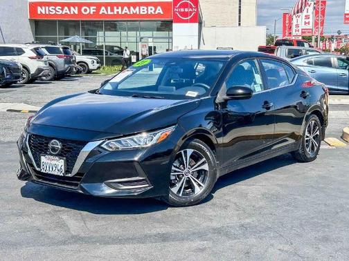 Black 2021 Nissan Sentra SV