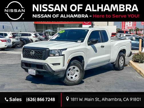 Glacier White 2024 Nissan Frontier S
