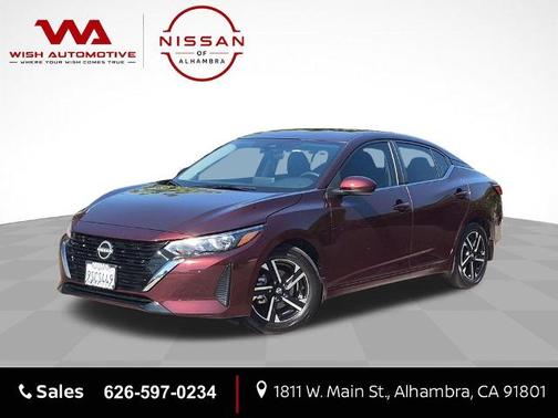 Rosewood Metallic 2025 Nissan Sentra SV
