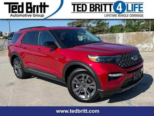 Red Metallic 2023 Ford Explorer XLT