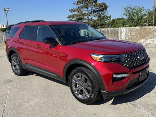 Red Metallic 2023 Ford Explorer XLT
