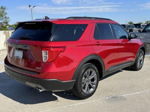 Red Metallic 2023 Ford Explorer XLT