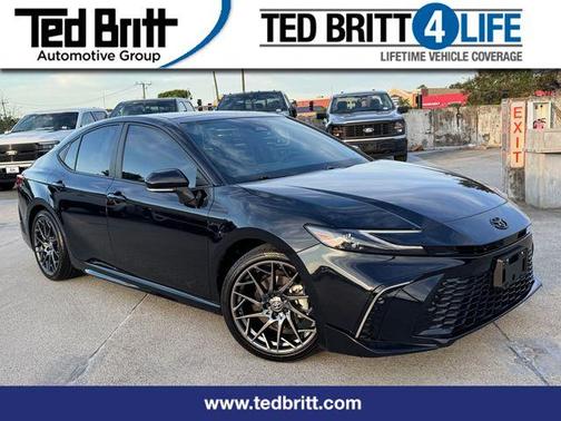 Midnight Black Metallic 2025 Toyota Camry XSE