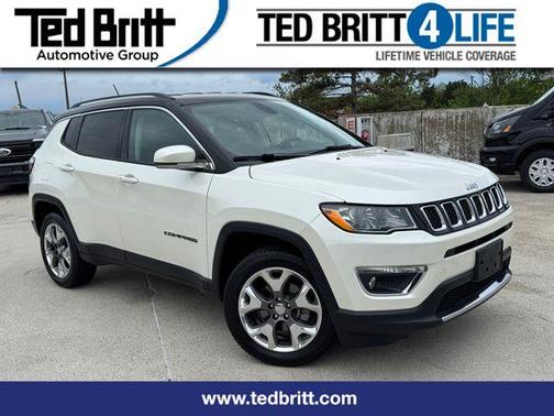 Pearl White Tri-Coat 2020 Jeep Compass Limited