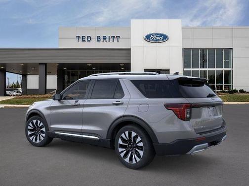 Gray 2026 Ford Explorer Platinum