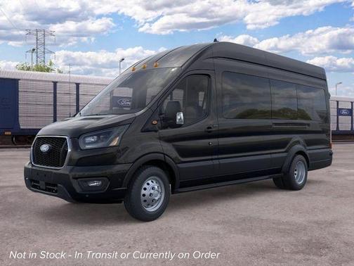 Black 2026 Ford Transit-350 XLT