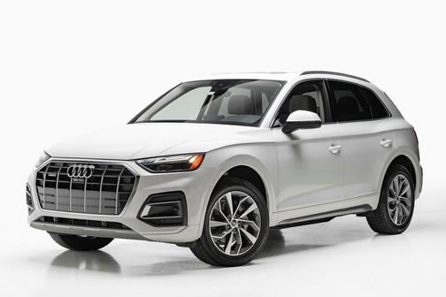 White 2021 Audi Q5 45 Premium Plus