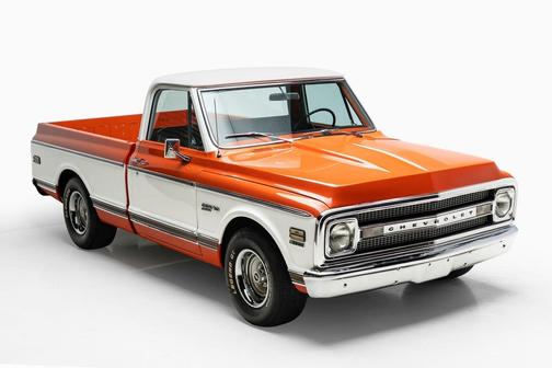 Red 1970 Chevrolet C10/K10