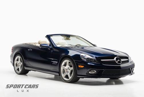Capri Blue Metallic 2009 Mercedes-Benz SL-Class SL 550