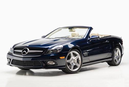 Capri Blue Metallic 2009 Mercedes-Benz SL-Class SL 550