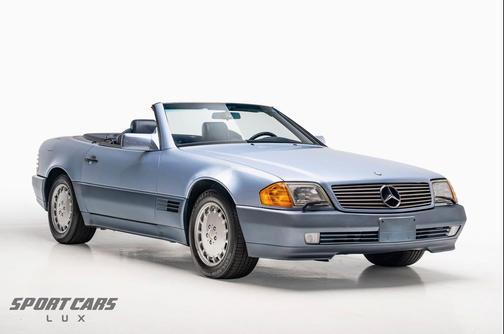Light Blue 1992 Mercedes-Benz 500SL 5.0