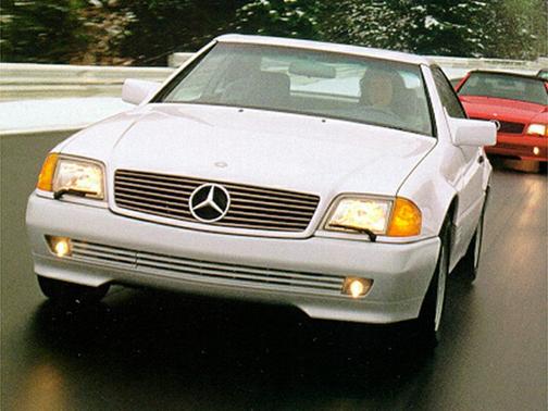 Light Blue 1992 Mercedes-Benz 500SL 5.0