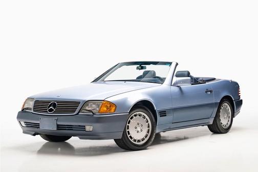 Light Blue 1992 Mercedes-Benz 500SL 5.0