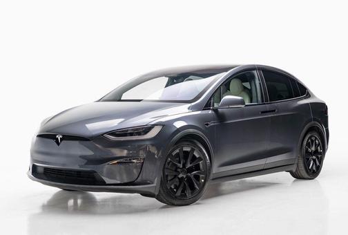 Gray 2022 Tesla Model X Dual Motor All-Wheel Drive
