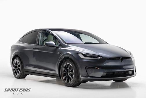 Gray 2022 Tesla Model X Dual Motor All-Wheel Drive