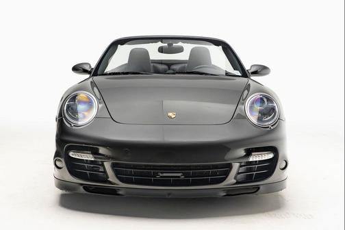 Black 2008 Porsche 911 Turbo Cabriolet