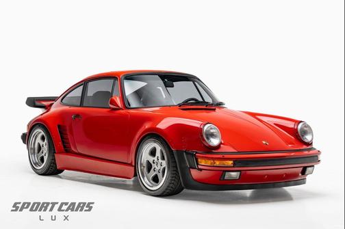 Red 1988 Porsche 911
