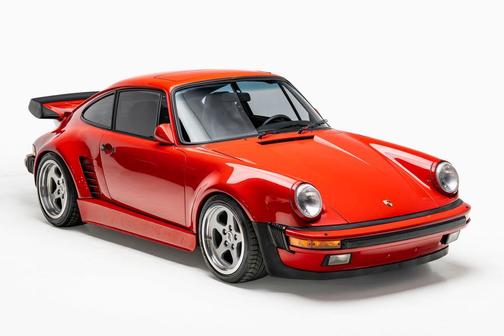 Red 1988 Porsche 911