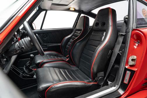 Red 1988 Porsche 911