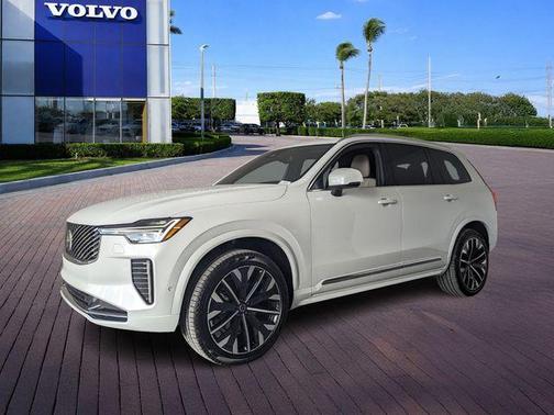 Crystal White Pearl 2026 Volvo XC90 B6 Ultra 7-Seater