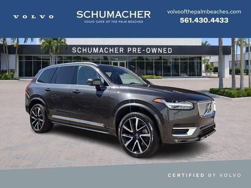 Platinum Gray Metallic 2024 Volvo XC90 B6 Ultimate Bright Theme 7-Seater
