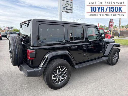 Black Clearcoat 2026 Jeep Wrangler 4-Door Sahara 4x4