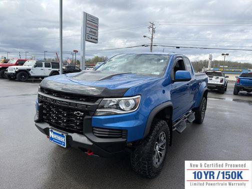 Bright Blue Metallic 2022 Chevrolet Colorado ZR2