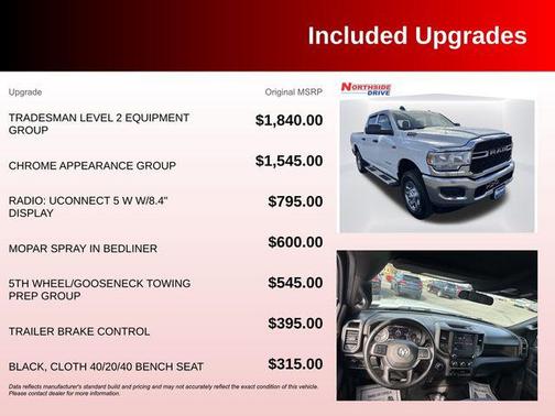 2022 RAM 2500 Tradesman Crew Cab 4x4 6'4' Box