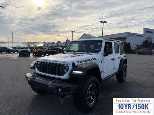 Bright White Clearcoat 2025 Jeep Wrangler Rubicon