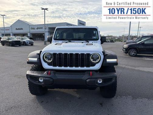 Bright White Clearcoat 2025 Jeep Wrangler Rubicon